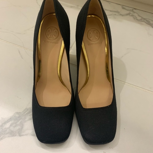 New Tory Burch black pumps gold heels 7 - Picture 4 of 7